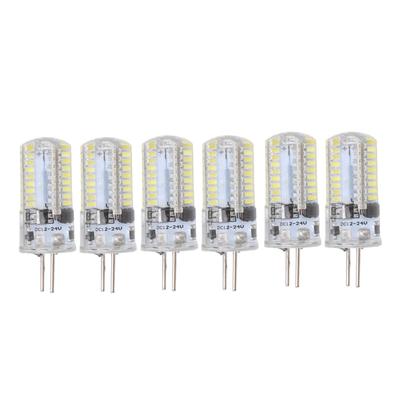 6Pcs GY6.35 LED Bulbs 5W AC 12V Warm White 2700 To 3000K White 6000 To 6500K 500LM 72LED Light