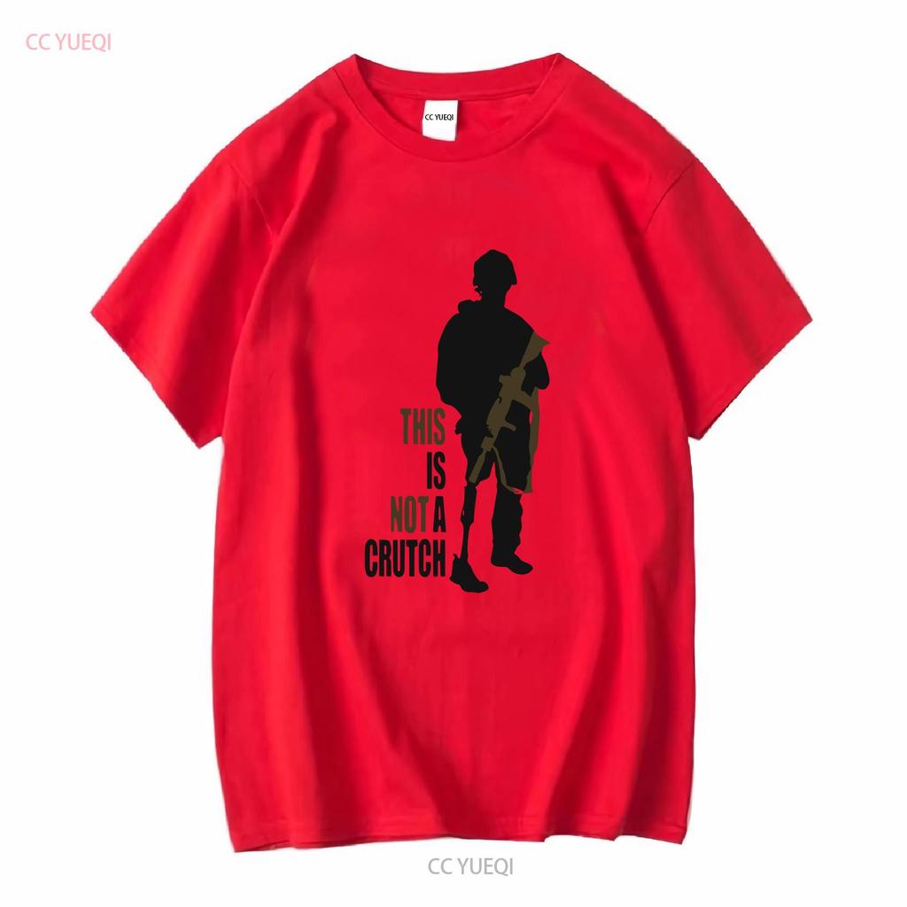 This Is Not A Crutch T shirt long or short sleeves vintage Washed Unisex Comfortable graphic Slightly Stylish Breathable Soft
