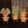 Easy Assembly Lantern Kit DIY Animal for Children, Bamboo Weaving Handheld Toy Material Set, Handmade Crafts Mid-Autumn Festival Celebration