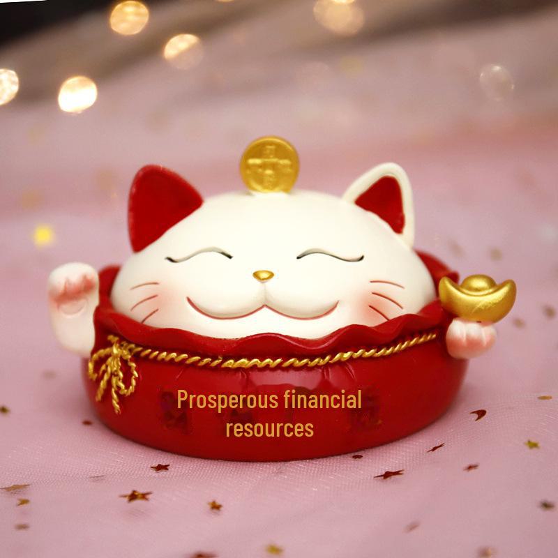 Personalized Desktop Cat Car Ornament - Center Console Doll Decoration