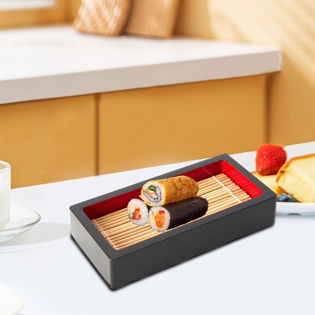 Soba Noodle Plate Snacks Plate BBQ Buffet Plate Versatile Food Presentation Basket Sushi Tray Soba Noodle Board for Picnic Home