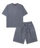 Ps Shopper [Set] Original Pigment Short Sleeve And Shorts Set [Dark Navy]