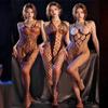 3PCS/Sets Sexy Underwear Plus Size Bodystocking Women Erotic Lingerie Open Bra Crotchless Teddies Bodysuits Female