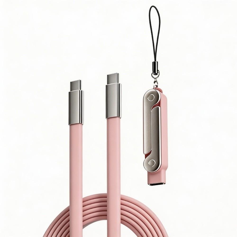 Faltbares Design Handy Ladehalterung Typ C Ladekabel Adapter Halterung Schreibtischgebrauch