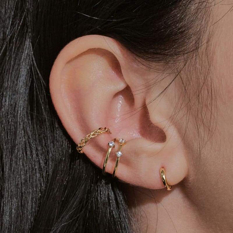 Hei TINY ONE-TOUCH EARRING