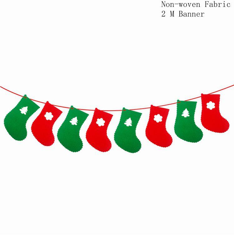Christmas Banner 2025 Merry Christmas Decorations for Home Garland Santa Claus Navidad Natal Xmas Gift Noel Decor New Year 2025