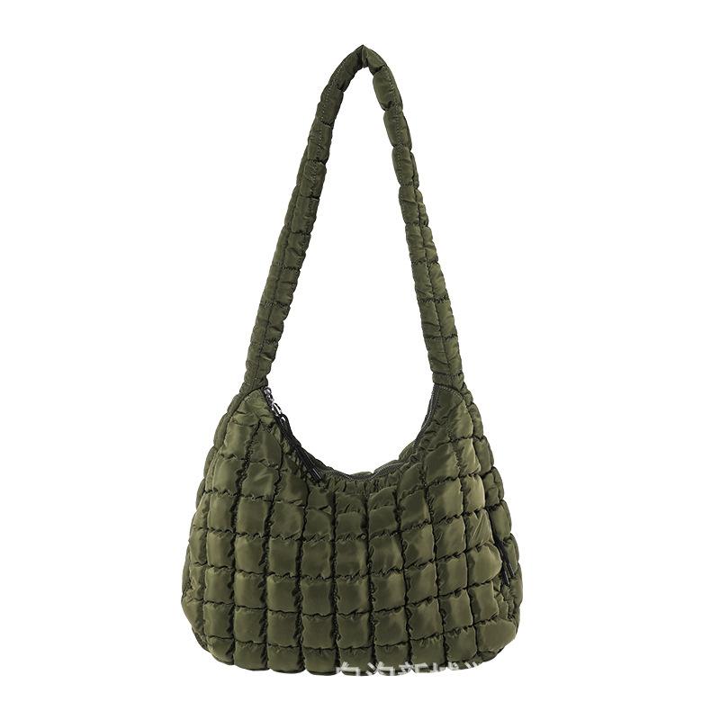 Large Capacity Down Cotton Armpit Bag for Women