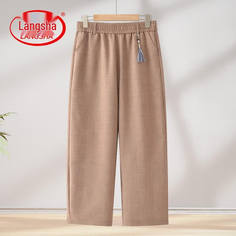 LangSha Women's Summer Casual Harem Pants