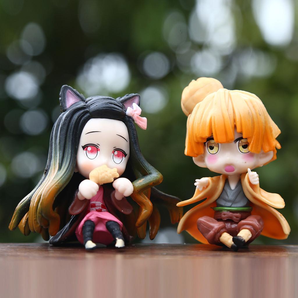 Demon Slayer: Kimetsu No Yaiba Anime Girl Pvc Figure Blind Box Toy For Collectors And Kids
