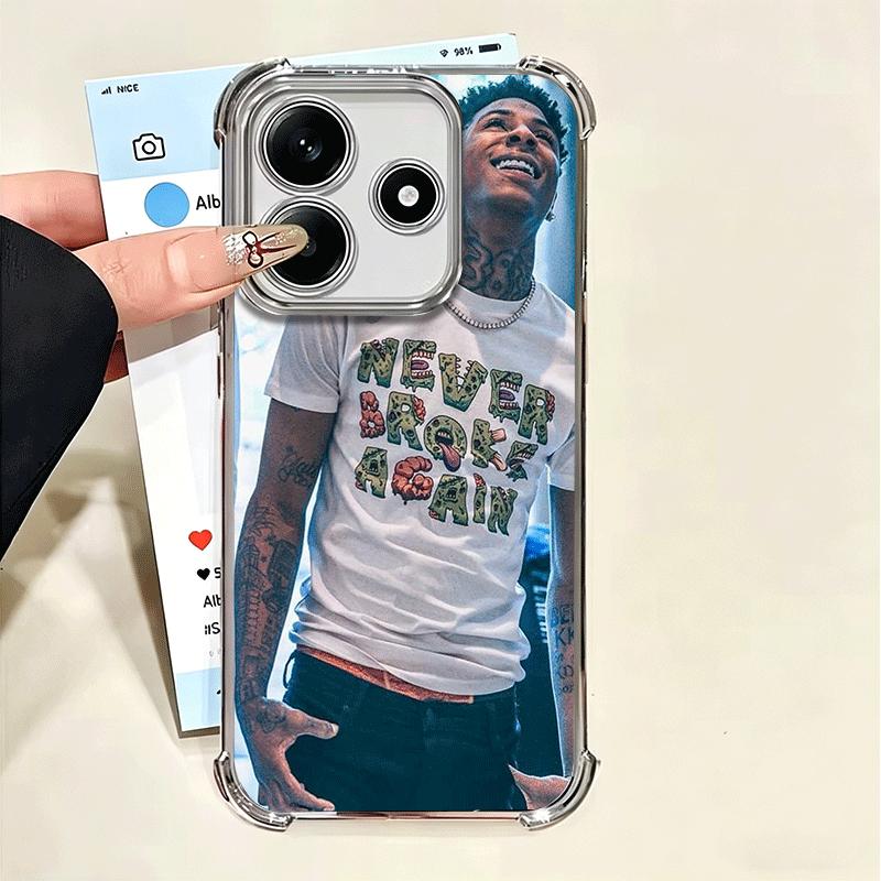 Rapper YoungBoy Soft Phone Case For Xiaomi Poco X7 X8 Pro Max X6 X5 X3 F8 Ultra F7 M8 M7 M5S Redmi 15C 15A 15 14C 13C 12C 13 12