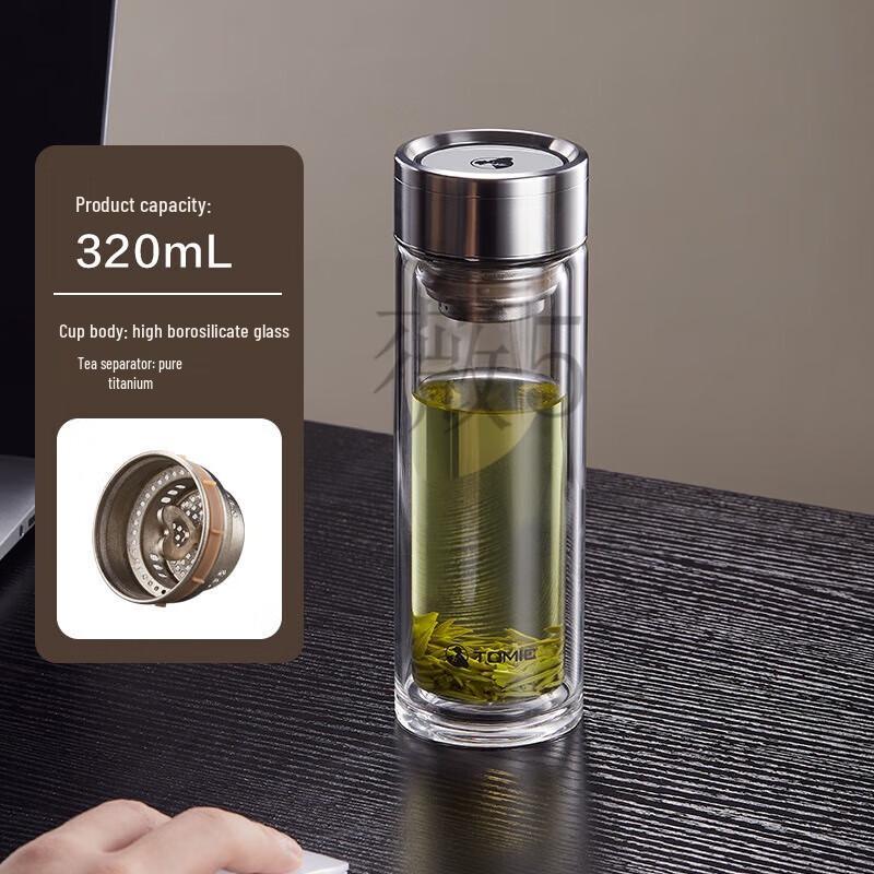 Temec Double-Layer Borosilicate Glass Tea Cup