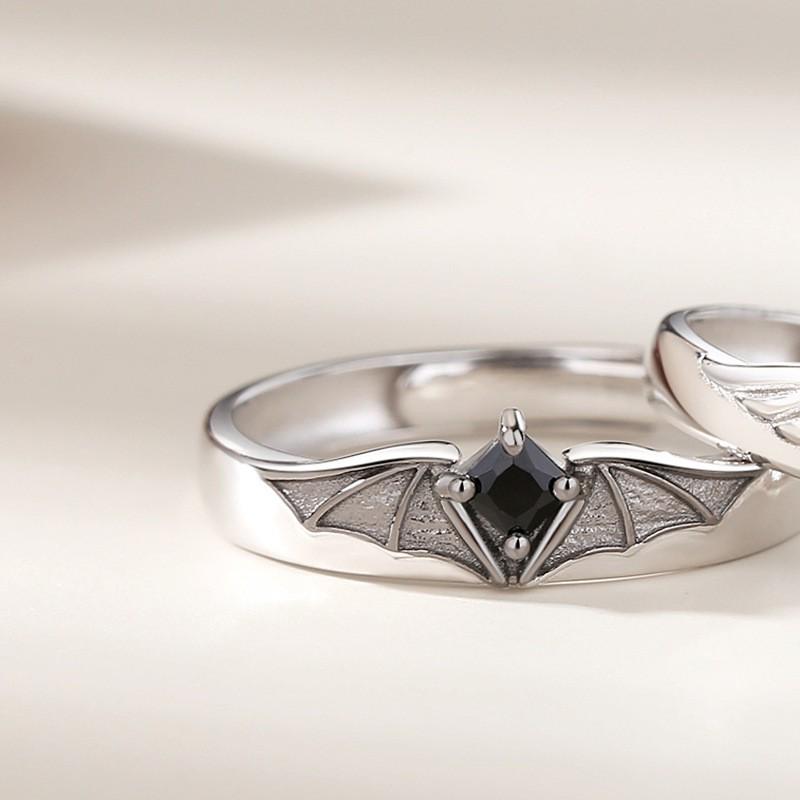 Angel & Demon Wing Rings - Fashion Trend for Men & Women, Niche Index Finger Personality Open Rings