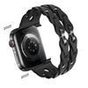 Pulseira de Silicone de Elo Duplo para Apple Watch Band Ultra 2 49mm 44mm 40mm 45mm 41mm 42mm Bracelete para Series 9 8 7 6 5 4 SE 3