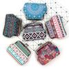Retro Ethnic Print Women's Clasp Coin Purse - Little Girl Handheld Wallet