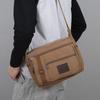 Durable Canvas Crossbody Bag with Multiple Pockets – Stylish & Practical Shoulder Bag for Men and Women