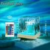 Aurora Ocean Wave Projector Light 16 RGB Colors Auto Rotating Ambient Night Light with Remote Control Home Room Decoration Birthday Gift for Kids