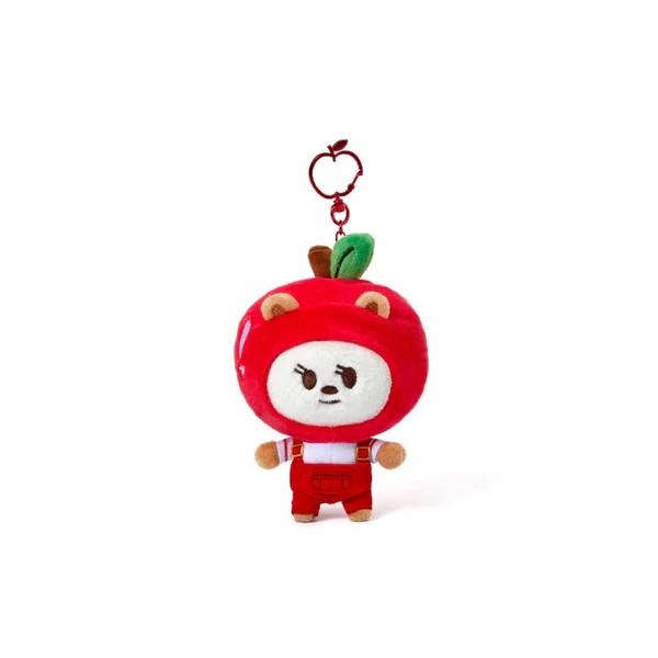 TXT - [Salut ! APPUL] PPULBATU OFFICIAL MD Porte-clés Peluche (Version Apple) BEOMGYU red