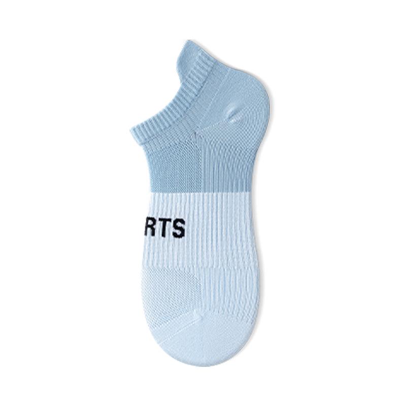 Women's Summer Breathable Anti-Slip Athletic Ankle Socks for Running & Badminton