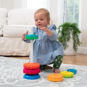 Fat Brain Toys Spin Again Educational Toy, 13x42cm, FA110-1, Authentic