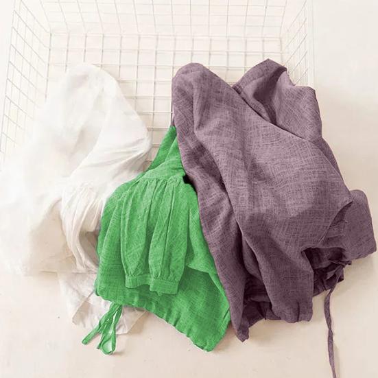 Bluzka z pół rękawa Oddychająca bawełniana koszula lniana damska koszula nietoperzowa do noszenia na co dzień