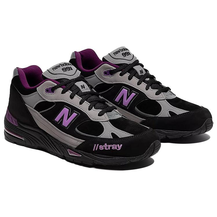 (WMNS) New Balance Stray Rats X 991 Made In England 'Black Purple' Women's W991SRP