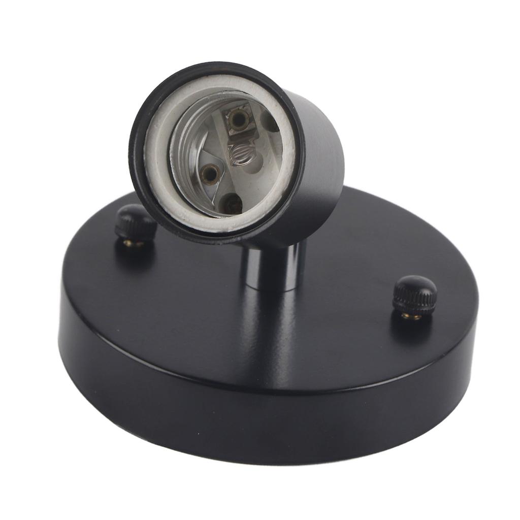 1Pc E27 Modern Vintage Ceiling Light Wall Mounted Lamp Bulb Holder Socket 180 Degrees Rotating