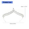 Elegant Pearls Crowned Headband For Weddings Parties And Event Sparkling Rhinestones Metal Construction Headdress