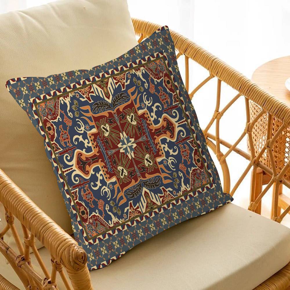 Traditional Patterned Cushion Cover 30x50 Polyester Sofa Cushions Decorative Throw Pillows Home Decoration Pillowcover