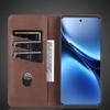 Deluxe Magnetic Adsorption Leather Fitted Case for Vivo X200 Pro 6.78" Flip Cover Protective Case Capa Fundas Coque