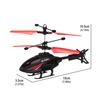 Non-Toxic Rc Helicopter Induction Floating Vehicle Plane With Lights Gesture Remote Control Aircraft Children'S Toys For Kids Xmas Gifts