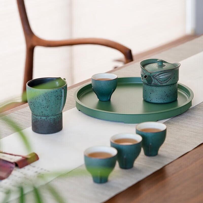 Edenus Kiln Change Glaze Ceramic Tea Set