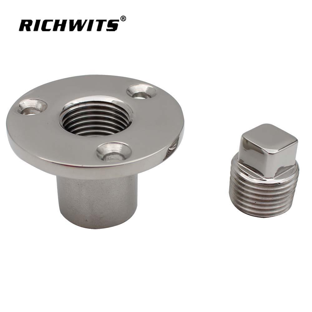 316 Stainless Steel Yacht Stern Drain Valve Plug