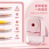 Cute Animal Hand Crank Pencil Sharpener for Kids, Manual Pencil Sharpeners for School Students, Creative Small Gift