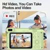 1080P Kids Digital Camera Mini Video Camera for Kids 12MP 2.4 Inch IPS Screen Built-in Battery with