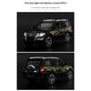 Simulation 1/32 Mitsubishi Pajero Automobile Model Alloy Die Cast Body Strong and Durable Children's Toy Car Model with Sound and Light