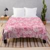 Cherry Blossom Themed Blanket Bedroom Warm Flannel Blanket Girls Room Decoration Blanket