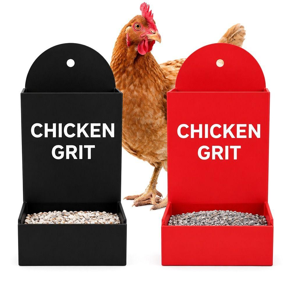 2pcs Hanging Design Gravity Feeder Plastic Material Hanging Chicken Feeder Poultry Farm