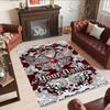 Gothic Illustrations Customizable Name Carpet Design for Dormitory Playrooms Outdoor Entryway Anti-slip Rug Decorate Offices