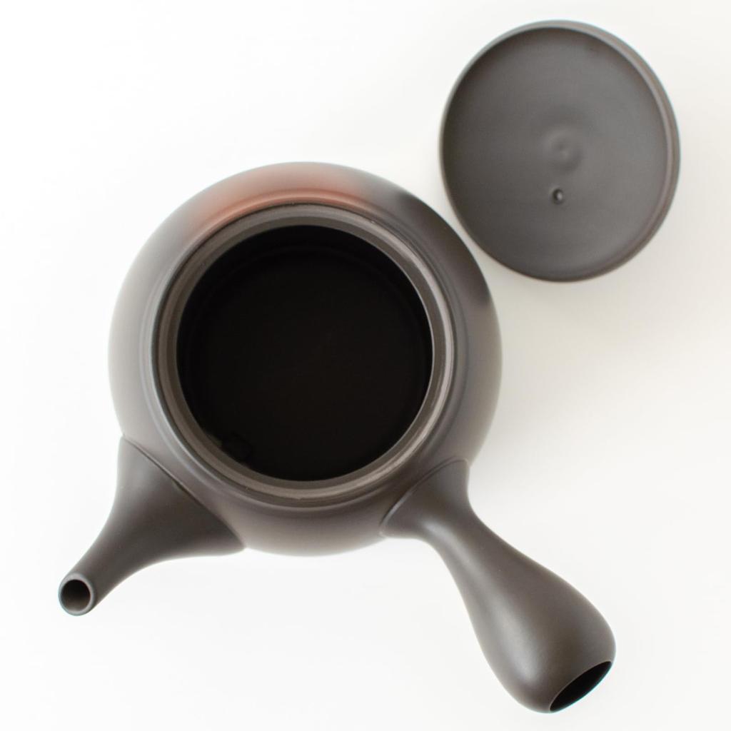 Tokoname Takeharu Large Capacity Suitable for Large Blurred 520ml Serves Made in 270612 ware, Kiln, Teapot, "Pours Plenty," Coffee, Size, Black,
