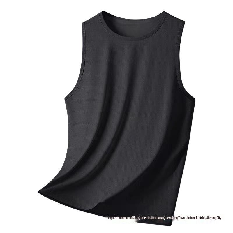Men's 2025 Quick-Dry Ice Silk Sleeveless Sports T-Shirt