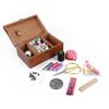 Multifunction Vintage Wooden Sewing Box Needle Thread Storage Case DIY Sewing Knitting ToolTower
