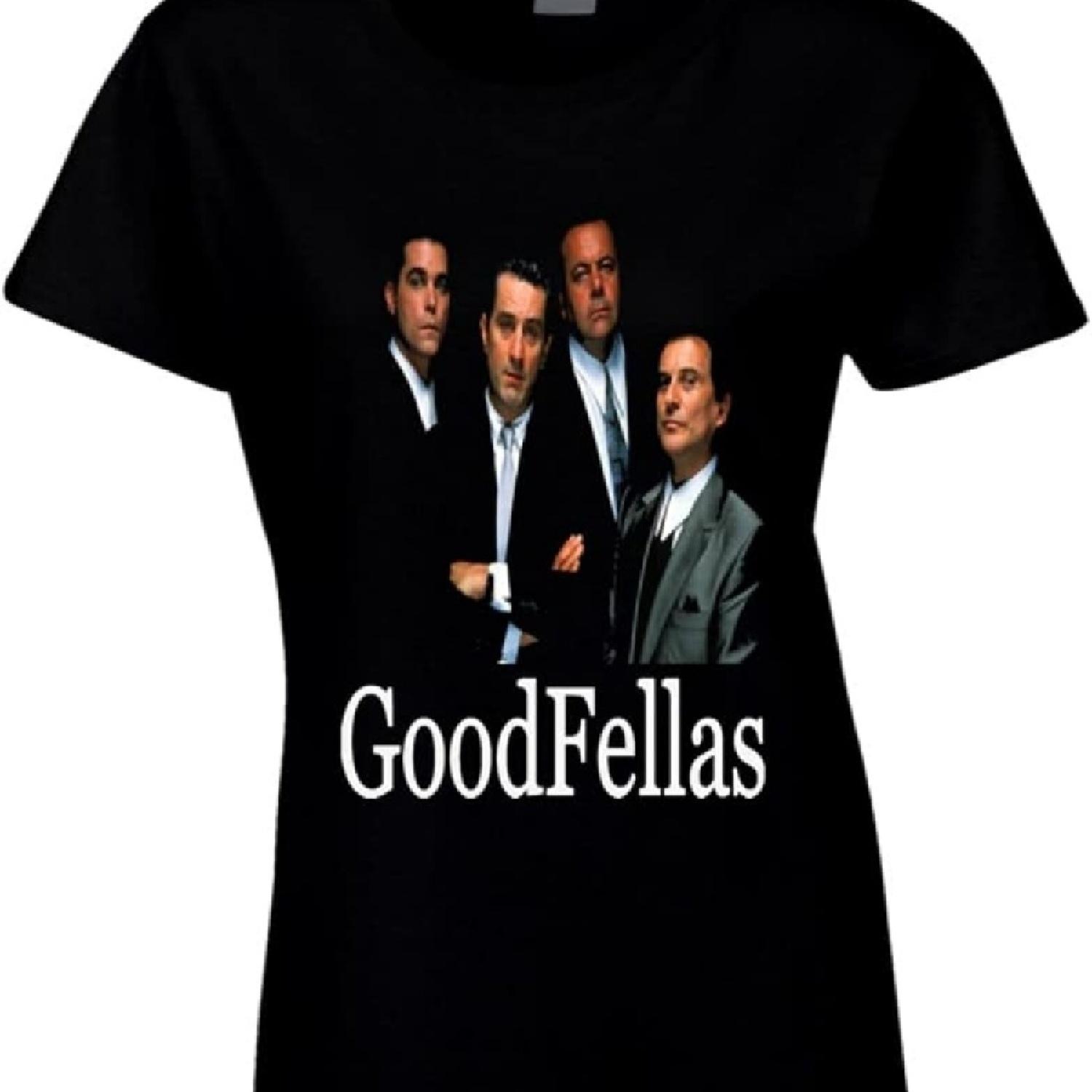 

Славные парни Де НИРО Классика Гангстерского Кино Футболка для фанаток XXXXXL чёрный