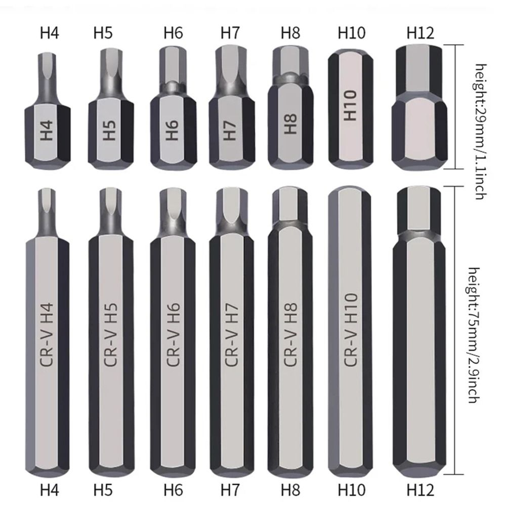 40Pcs High Quality Hexagonal Wrench Set Extended Screwdriver Batch Head Set  Automotive Repair