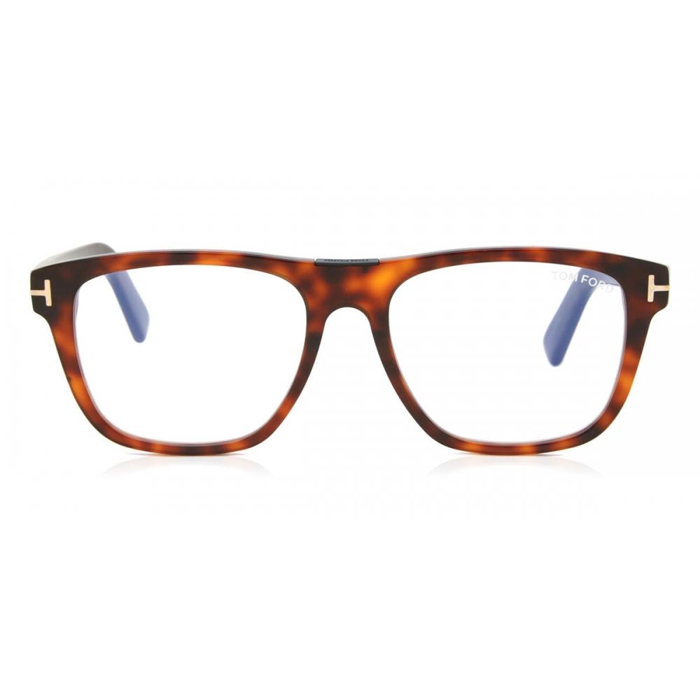 

Tom Ford Ft5902 B Blue Light Block 054 Men Eyeglasses Tortoise/54