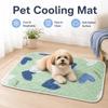 Thick Soft Pet Cooling Mat, Foldable Anti-Scratch Non-Slip Summer Cooling Sleeping Pad for Home Car Outdoor