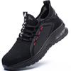 Air Cushion Safety Shoes Men Mesh Breathable Steel Toe Sneaker Puncture Proof Work Safety Boots Anti-smash Man Work Shoes Summer