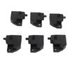6PCS Motorcycle Brake Light Stop Switch Sensitive Compact Lightweight Black Replacement for Suzuki GY6