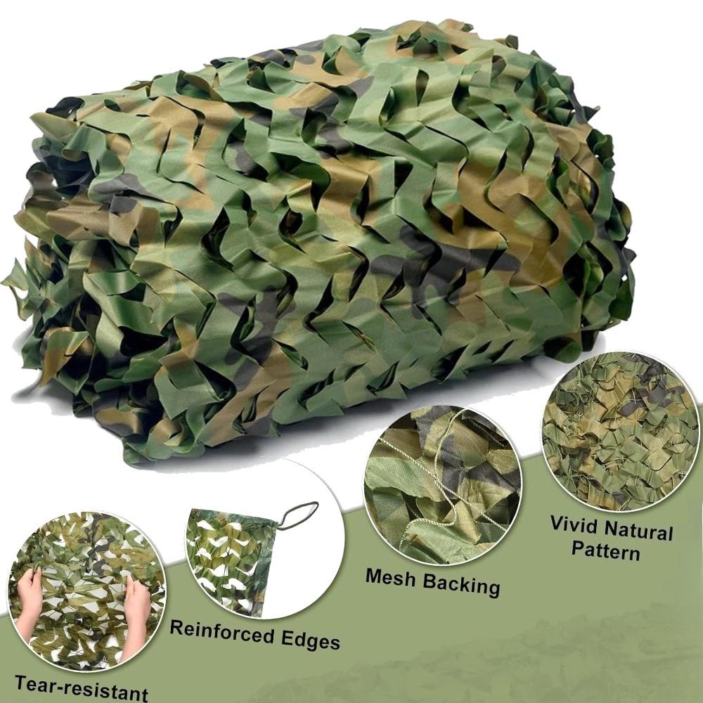 Camo Netting Camouflage Netting Hunting Blind Camo Net Camouflage Nets for Garden Buildings Fencing Trellis Covers Privacy Cloth