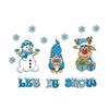 Weihnachtsmann Kühlschrankmagnet Garagentor Magnet Dekorationen Festliches Weihnachts-Kühlschrankmagnet-Set mit Weihnachtsmann für die Küche