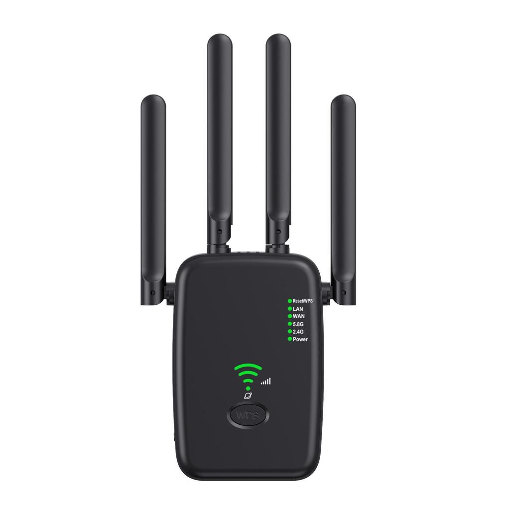 Dual-Band 1200M WiFi Signal Amplifier Extender (2.4G/5G)